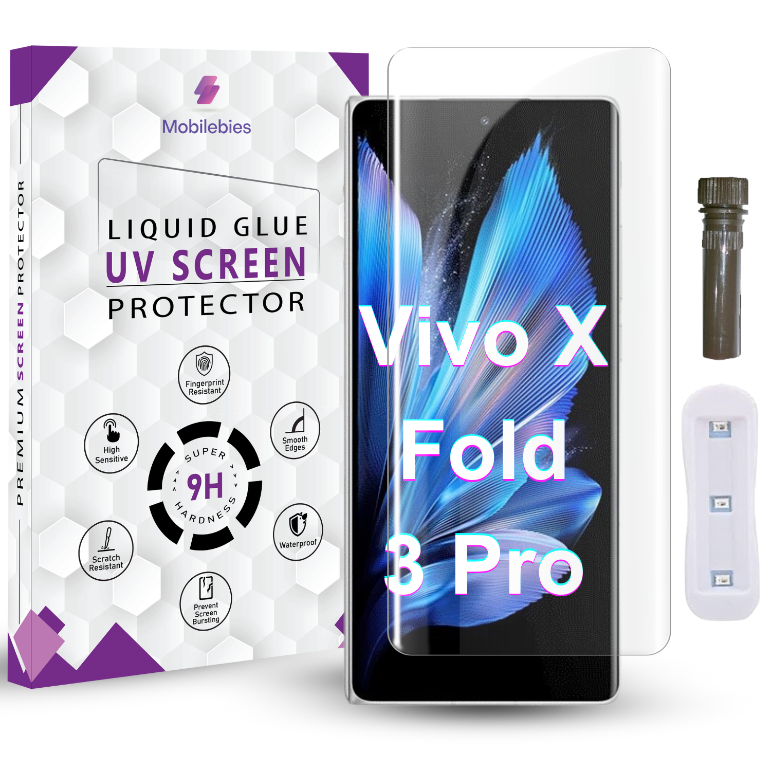 Vivo X Fold 3 Pro Advanced HD+ UV Glass Screen Protector Main image