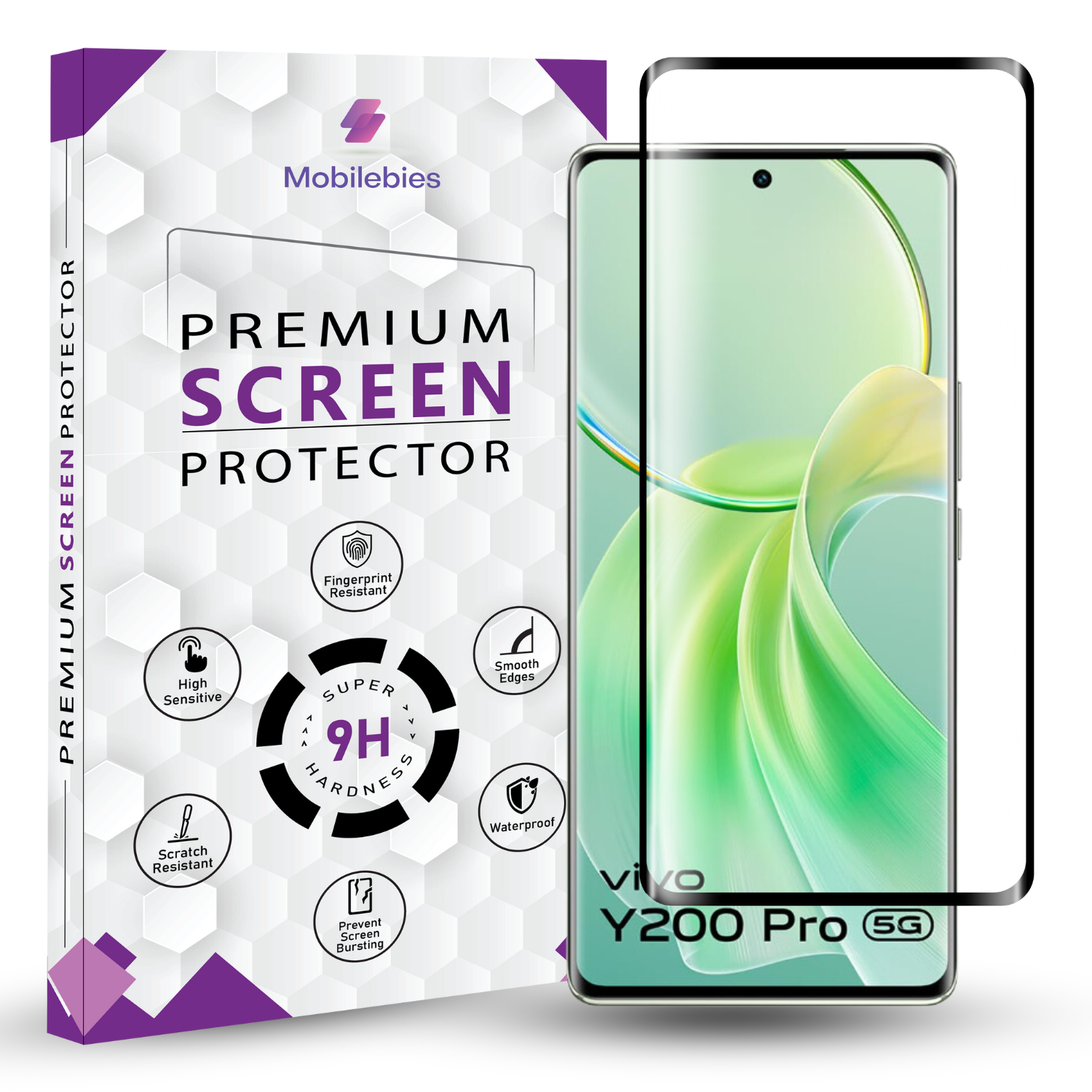Vivo Y200 Pro Full Glue Screen Protector Main image