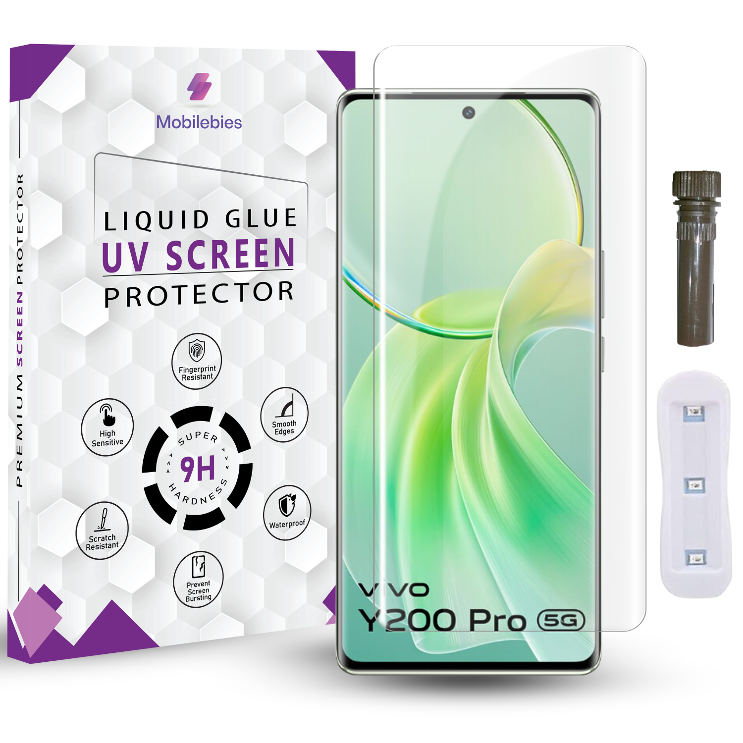 Vivo Y200 Pro Advanced HD+ UV Glass Screen Protector