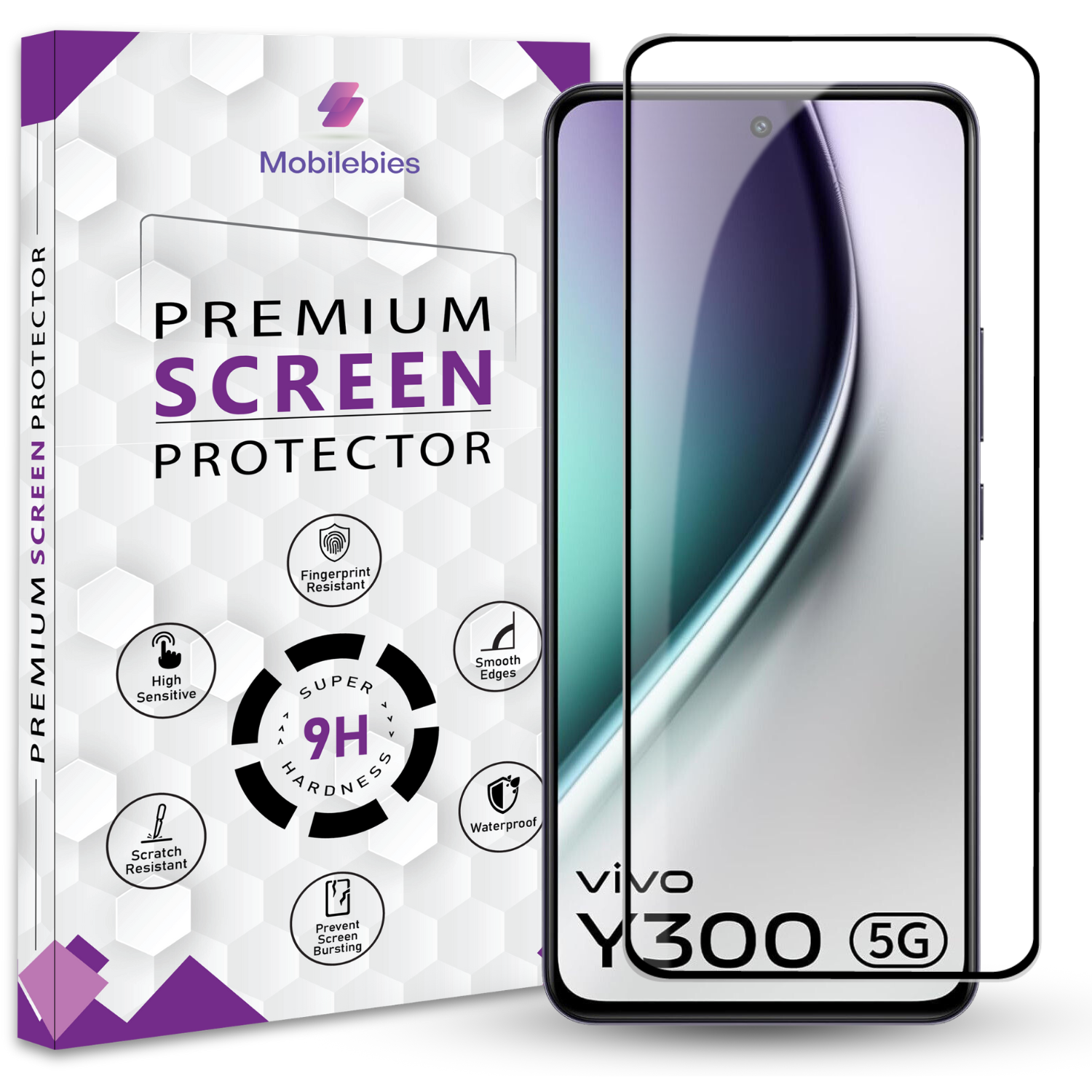Tempered Glass for Vivo Y300 Premium Screen Protector Guard Main image