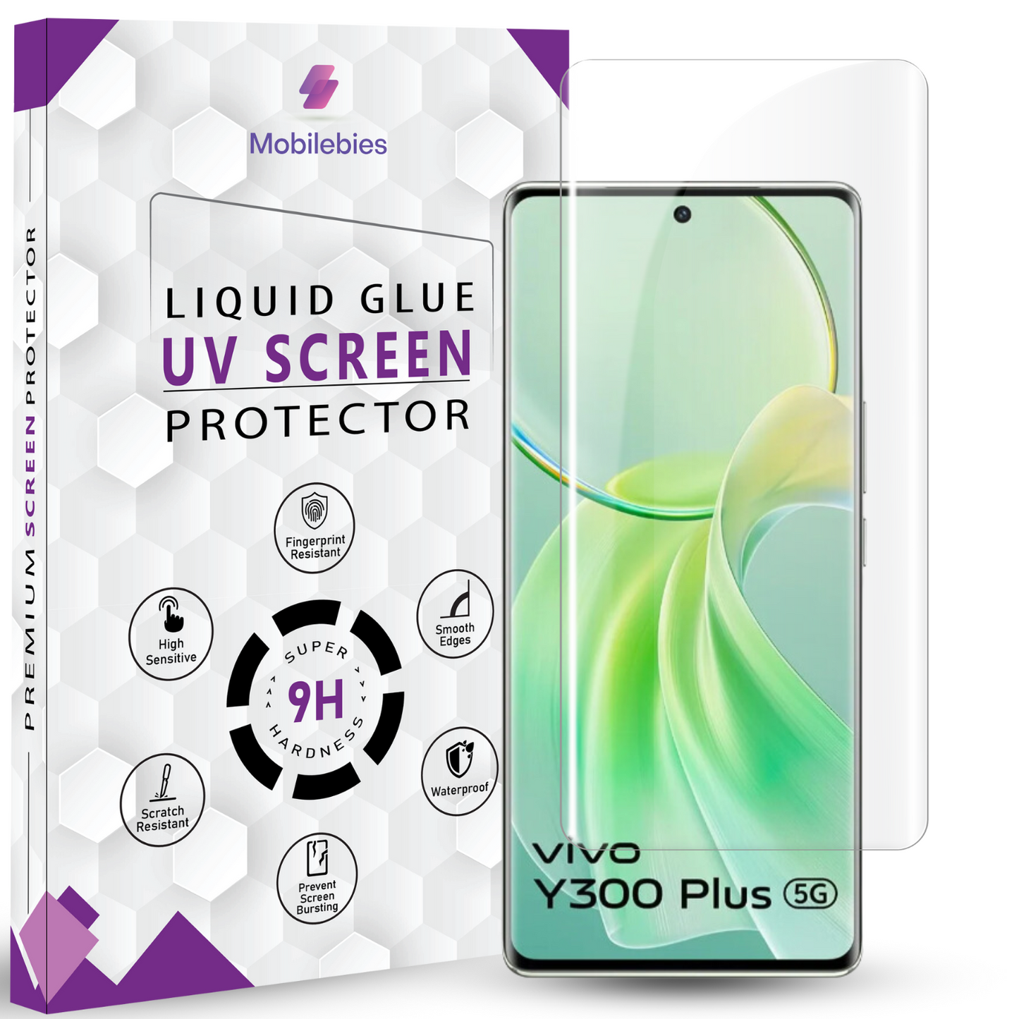 Vivo Y300 Plus Advanced HD+ UV Glass Screen Protector