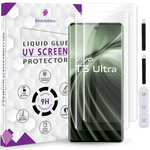 Tempered Glass For Vivo T3 Ultra Premium HD+ UV Glass Screen Protector Guard