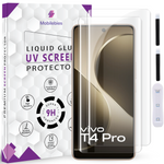 Tempered Glass For Vivo T4 Pro Premium HD+ UV Glass Screen Protector Guard