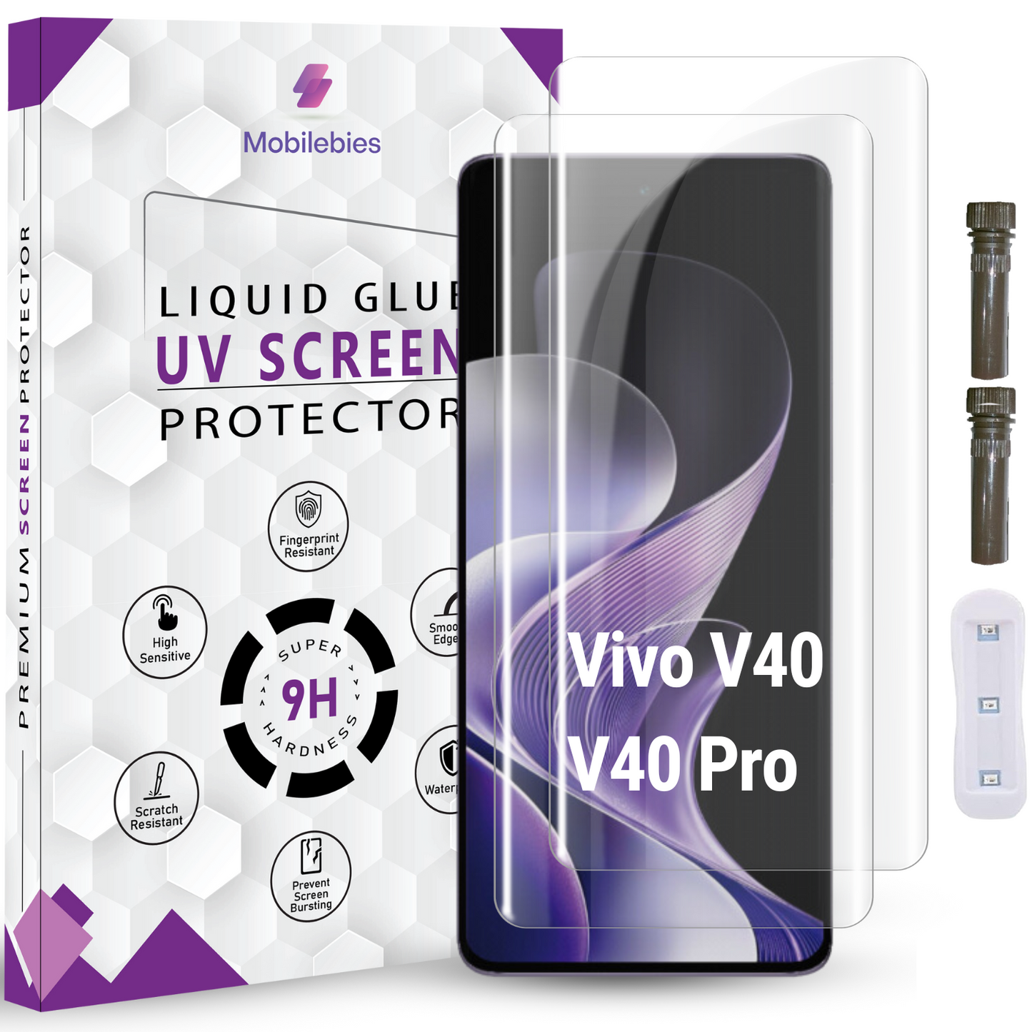 Vivo V40 Advanced HD+ UV Glass Screen Protector