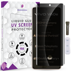 Mobilebies Vivo V60e UVPrivacy Tempered Glass Screen Protector Guard