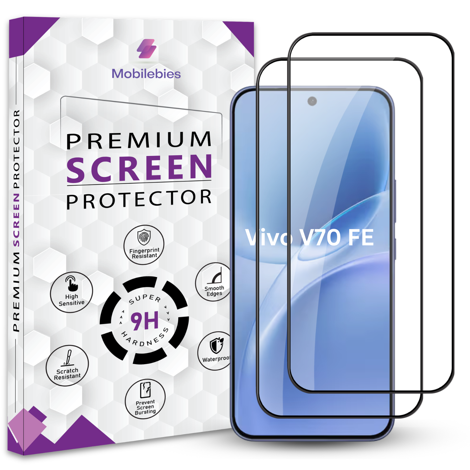 Vivo V70 FE OG Premium Screen Protector Secondary image