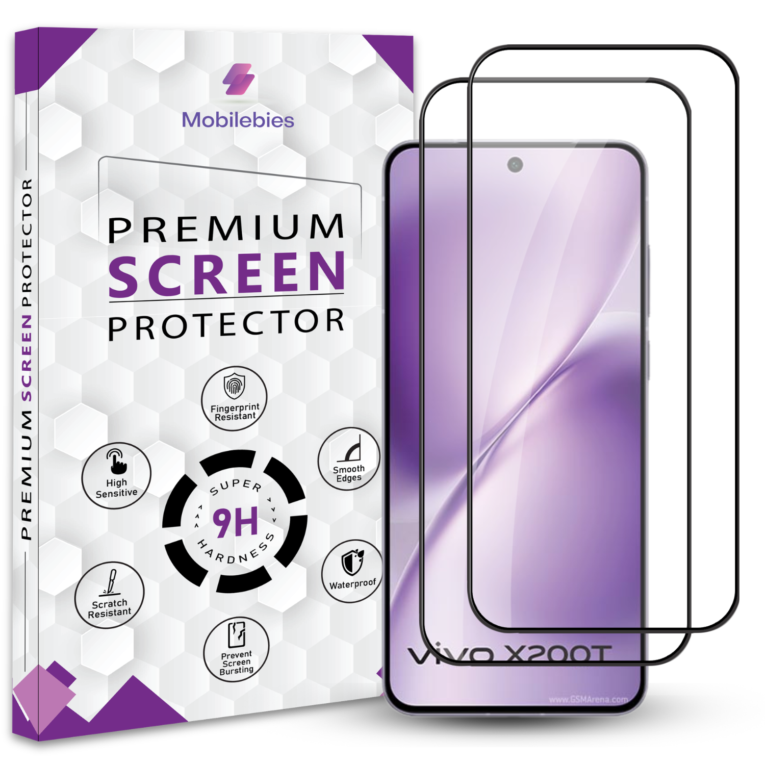 Vivo X200T OG Premium Screen Protector Secondary image