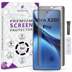 Mobilebies Vivo X200 Pro Advanced HD+ UV Privacy Tempered Glass Screen Protector Guard