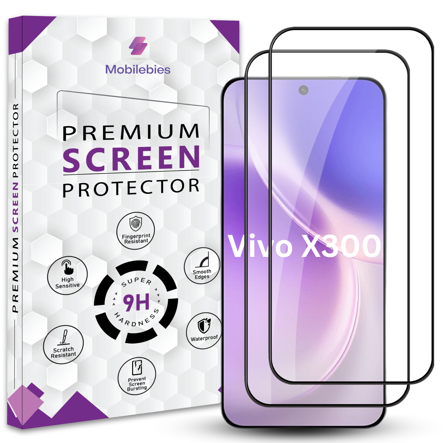 Tempered Glass for Vivo X300 Premium Screen Protector Guard Secondary image