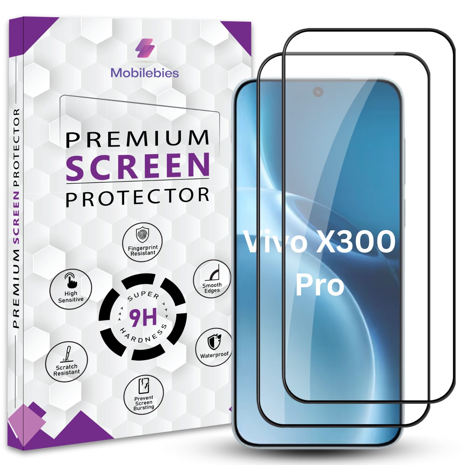 Tempered Glass for Vivo X300 Pro Premium Screen Protector Guard Secondary image