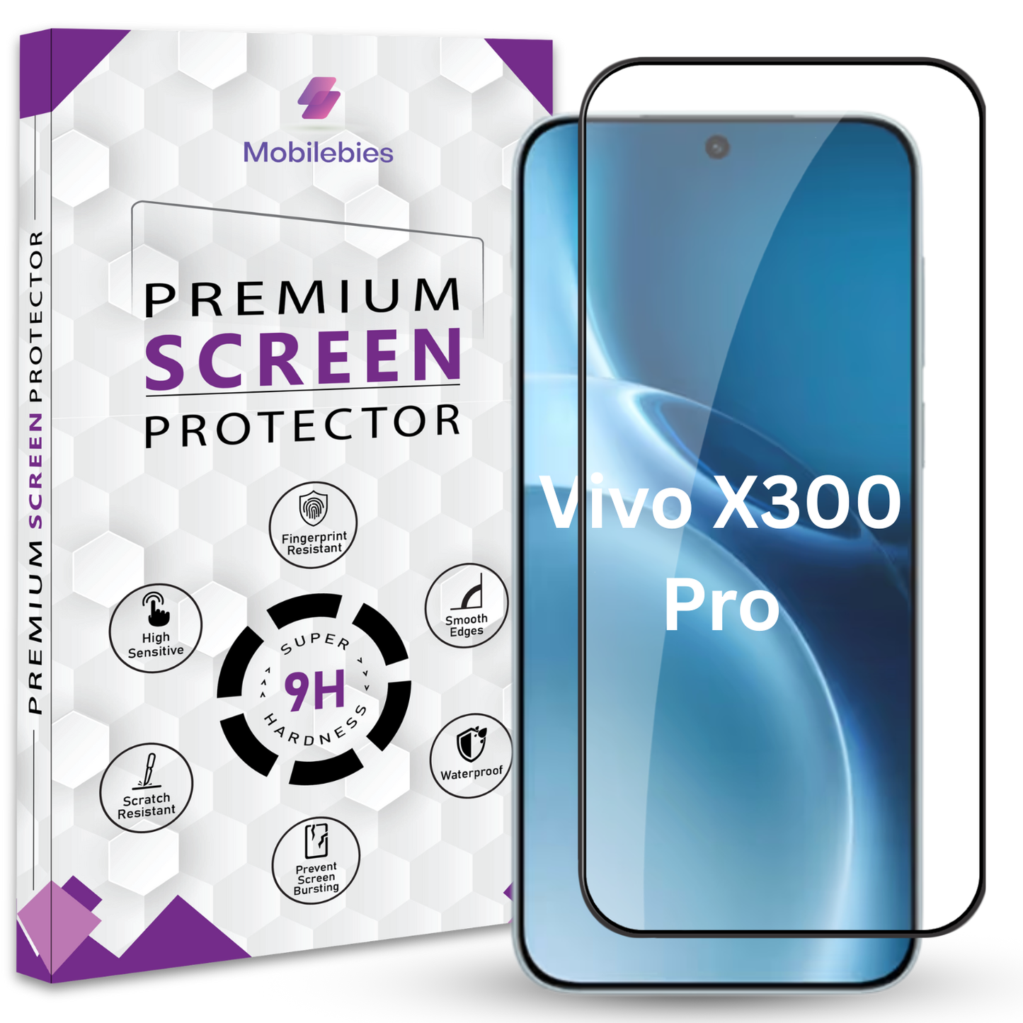 Tempered Glass for Vivo X300 Pro Premium Screen Protector Guard