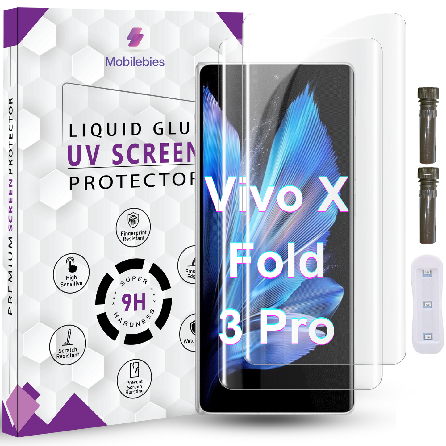 Vivo X Fold 3 Pro Advanced HD+ UV Glass Screen Protector