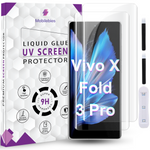Tempered Glass For Vivo X Fold 3 Pro Premium HD+ UV Glass Screen Protector Guard