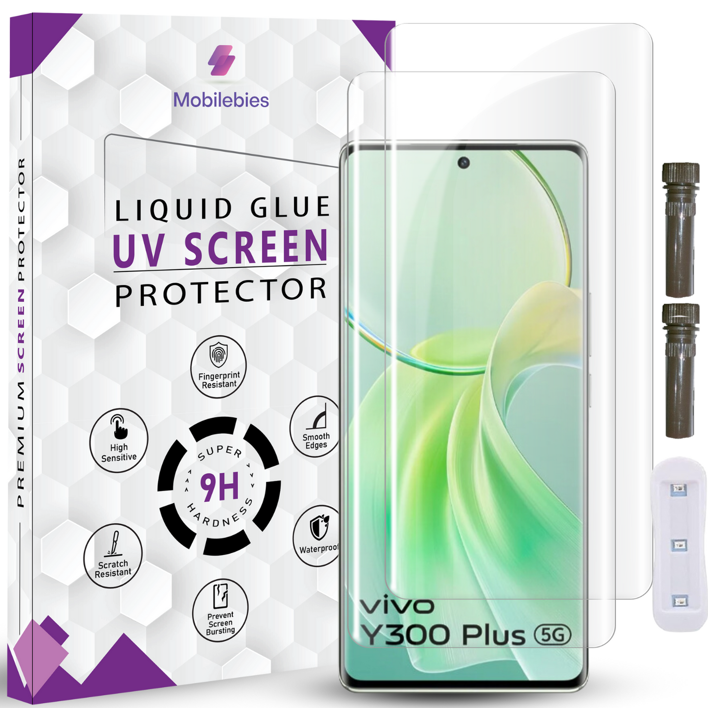 Vivo Y300 Plus Advanced HD+ UV Glass Screen Protector