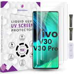 Tempered Glass For Vivo V30 Advanced HD+ UV Glass Screen Protector Guard
