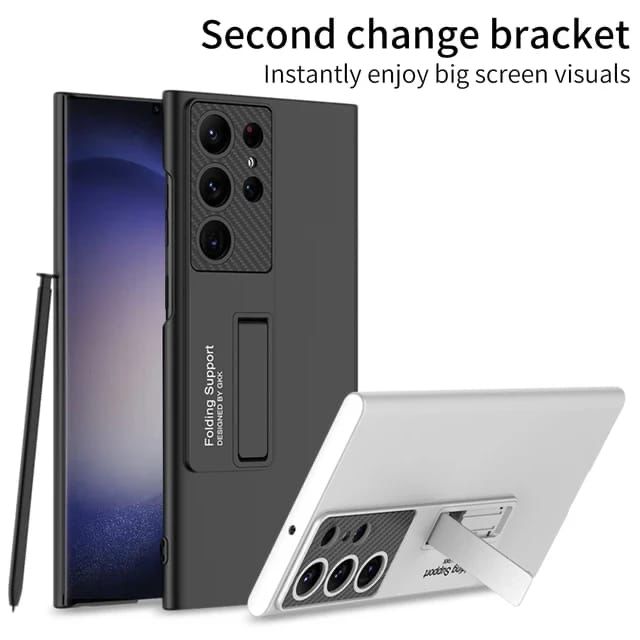 Samsung S24 Ultra Gkk Ultra Thin Bracket Stand Mobile Phone Case
