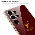 Samsung Galaxy S25 Ultra Deer Case With Soft Electroplated Edges Case