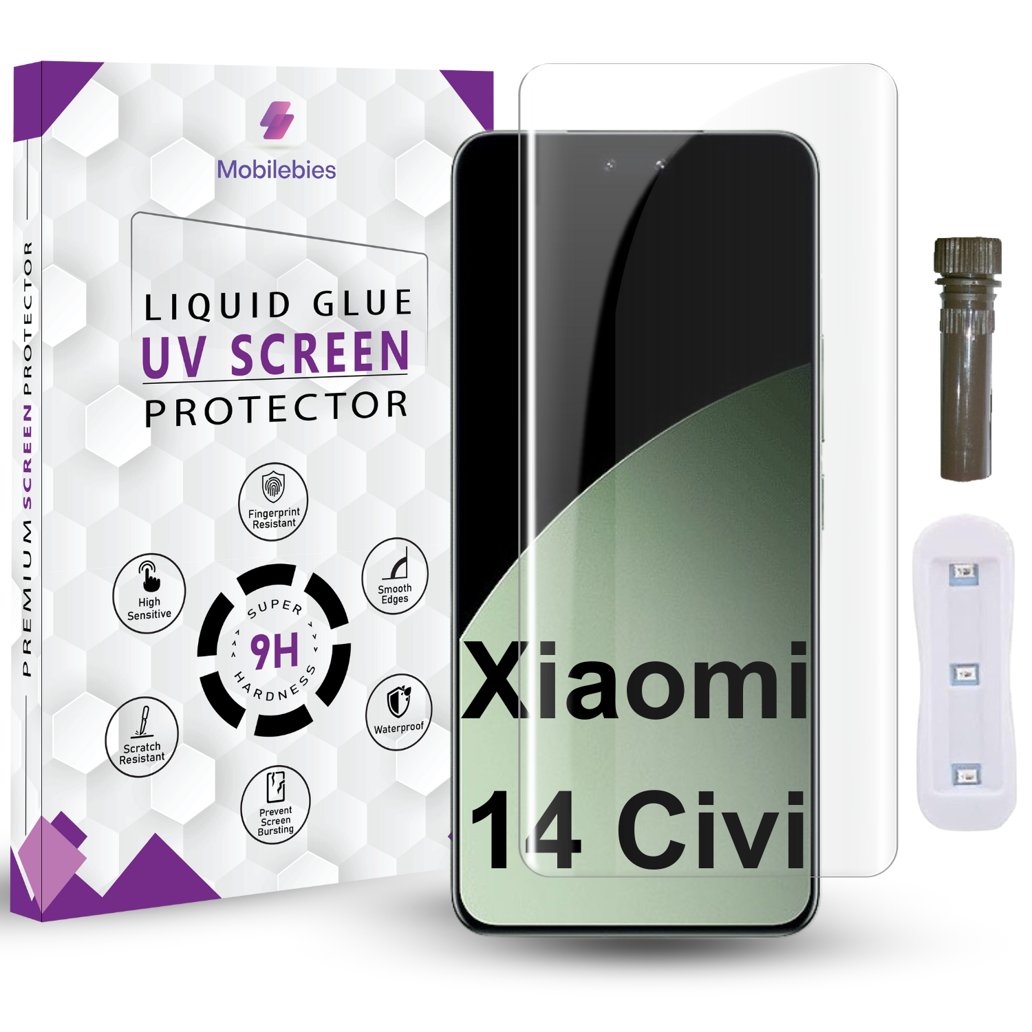 Xiaomi 14 Civi Advanced HD+ UV Glass Screen Protector Main image