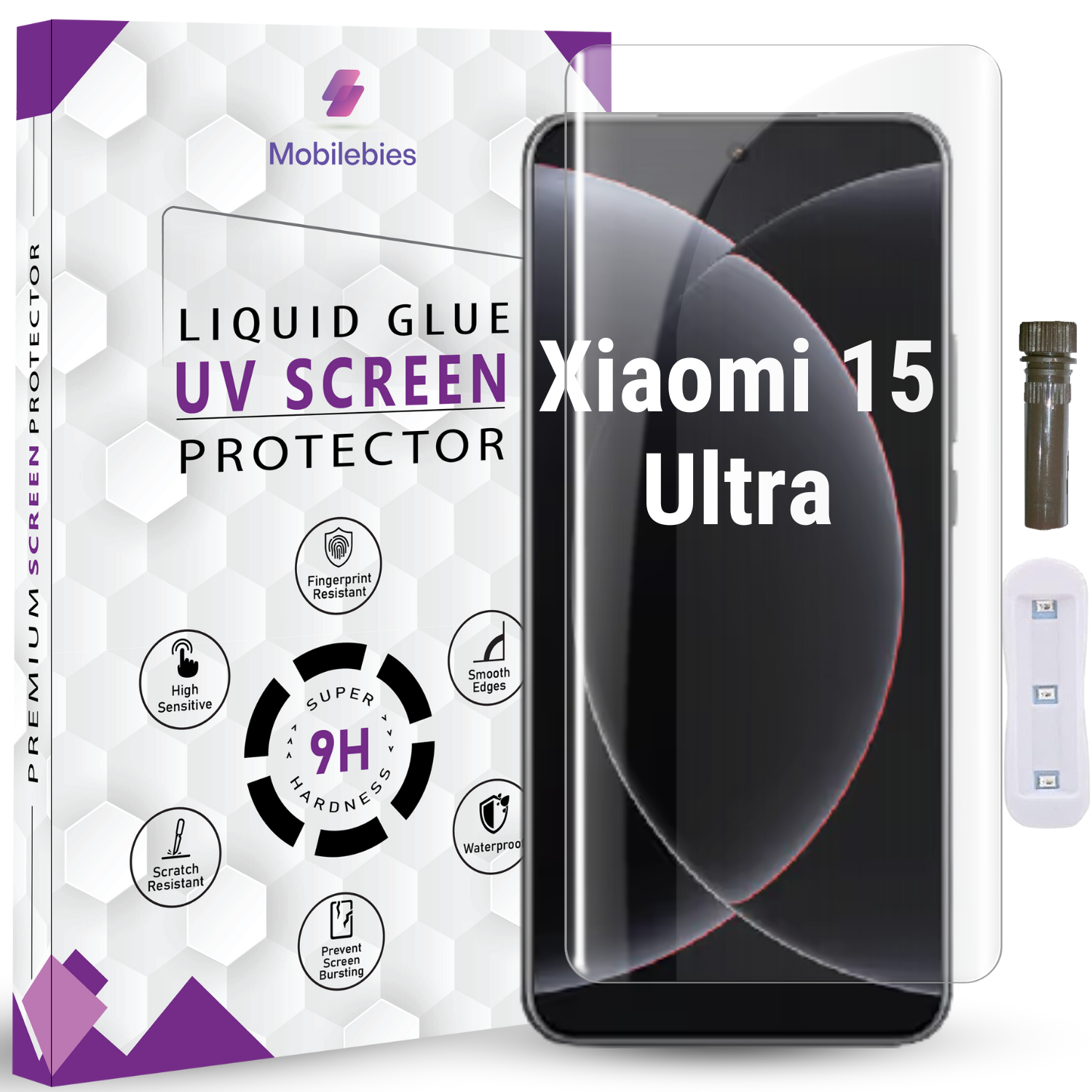 Tempered Glass For Xiaomi 15 Ultra Advanced HD+ UV Glass Screen Protector Guard