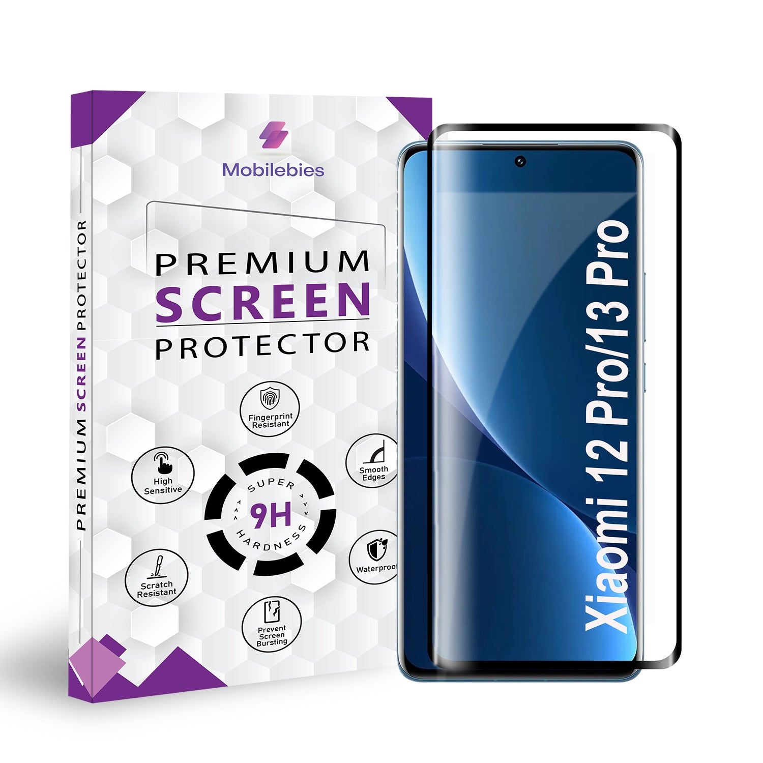 Xiaomi Mi 13 Pro Full Glue Curved Screen Protector Tempered Glasss Main image