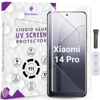 Tempered Glass For Xiaomi 14 Pro Advanced HD+ UV Glass Screen Protector Guard