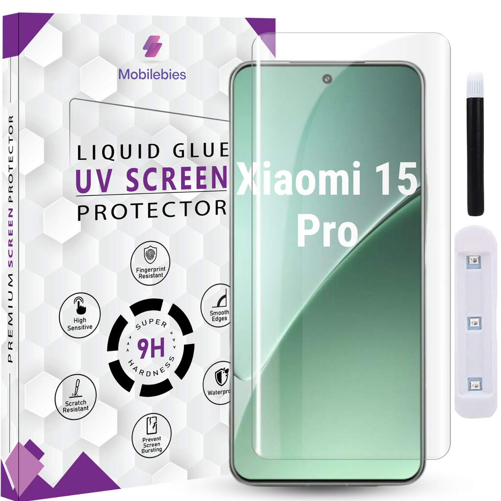 Tempered Glass For Xiaomi 15 Pro Premium HD+ UV Glass Screen Protector Guard