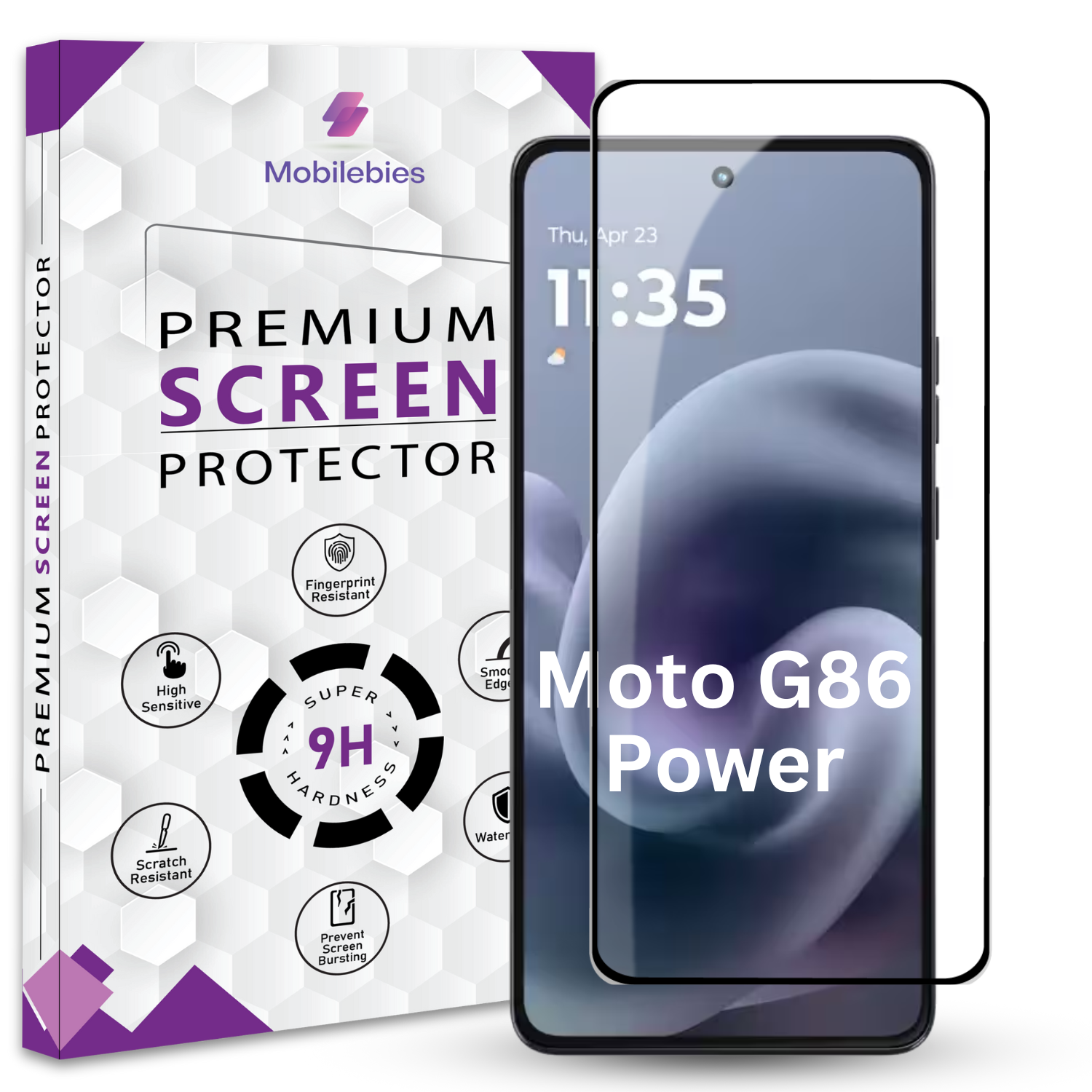 Tempered Glass for Moto G86 Power Premium Screen Protector Guard Main image