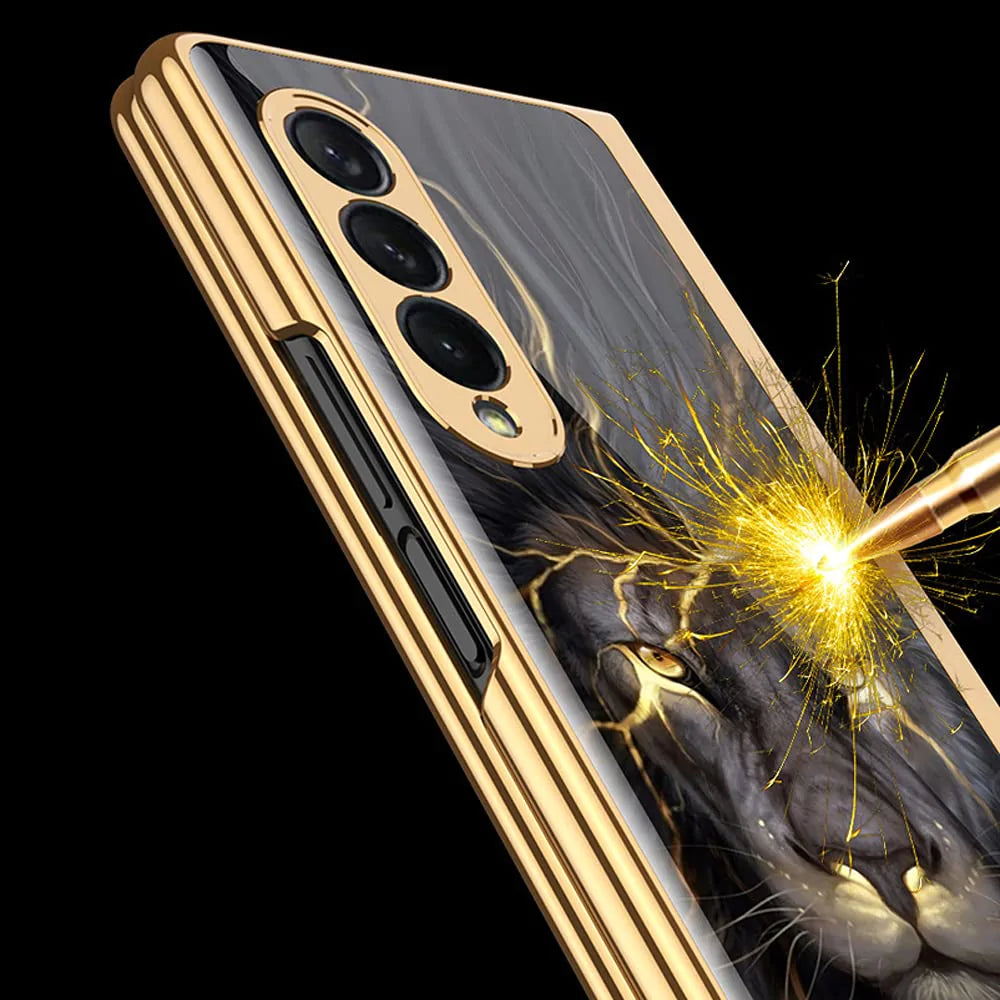 Samsung Galaxy Z Fold 3 GKK Lion Glass Case Secondary image