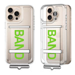 iPhone 16 Series Transparent Band Mobile Case Back Cover