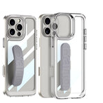 iPhone 16 Series Silicon Wrist Band Mobile Case Back Cover