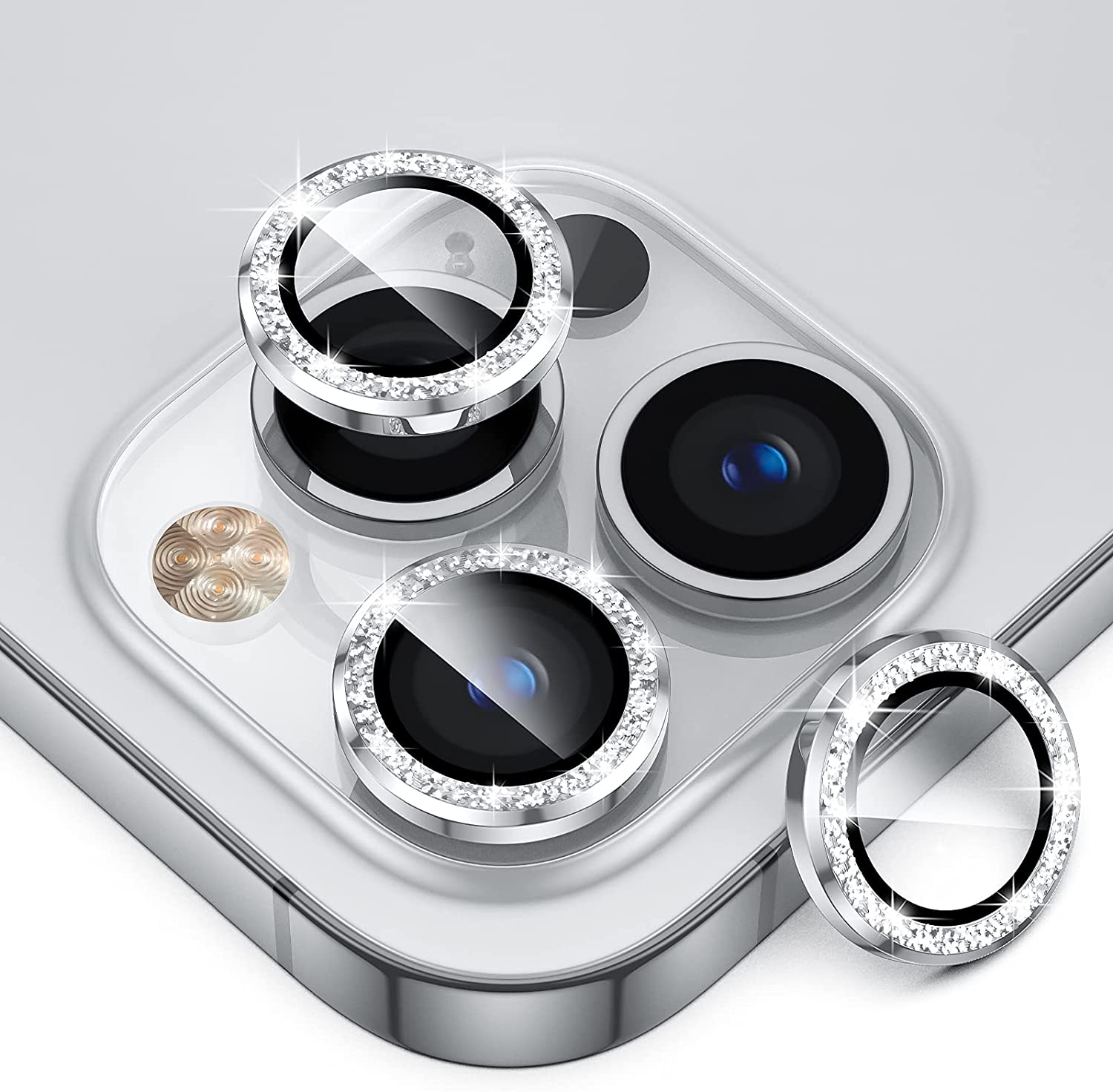 IPhone 13 Pro Max Diamond Ring Camera Protector - Mobilebies