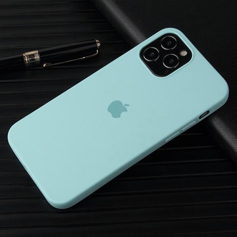 iPhone 13 Series Silicon Logo case Mobilebies