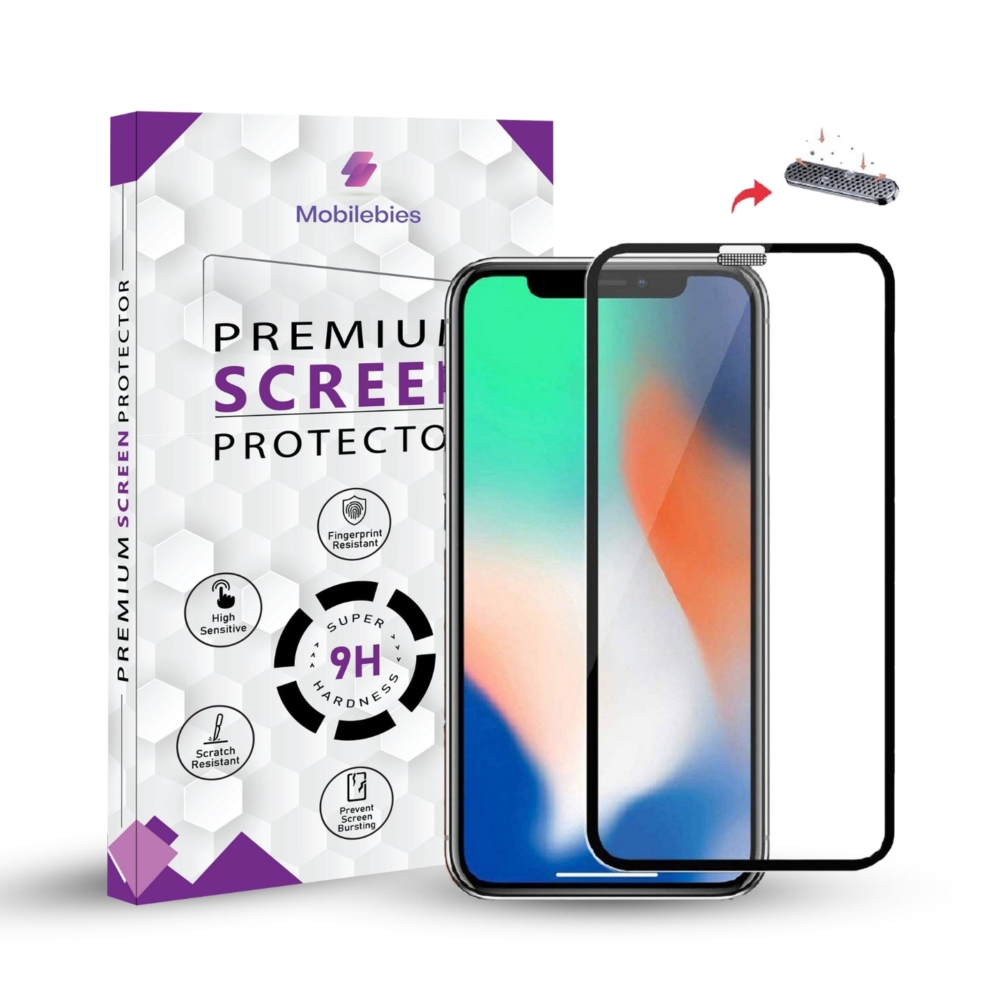 iPhone X Series Anti Dust Screen Protector