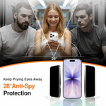 Mobilebies iPhone 17 Privacy Tempered Glass Screen Protector Guard