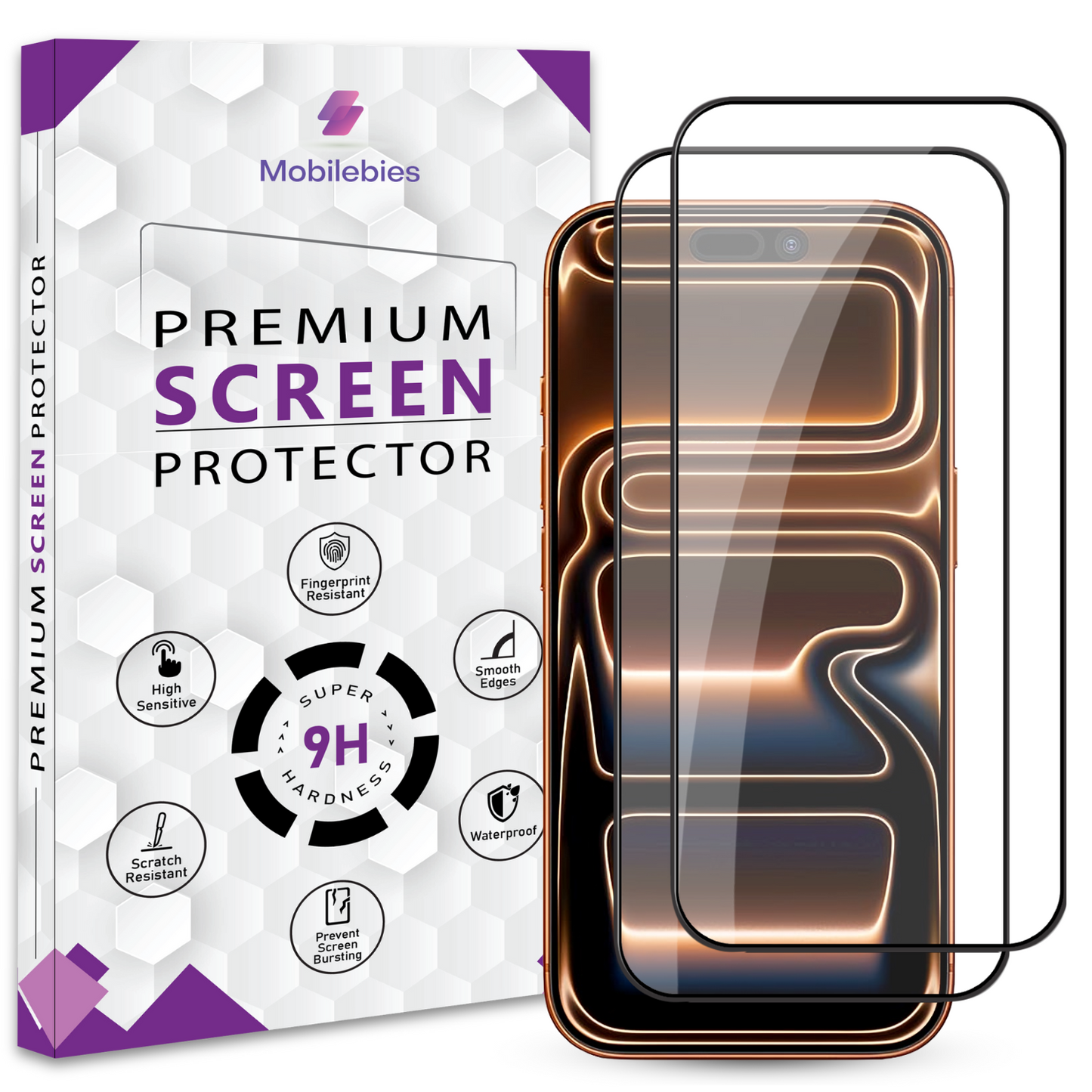 Tempered Glass for iPhone 17 Pro Max Premium Screen Protector Guard