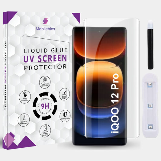 IQOO 12 Pro Premium UV Screen Protector Tempered Glass