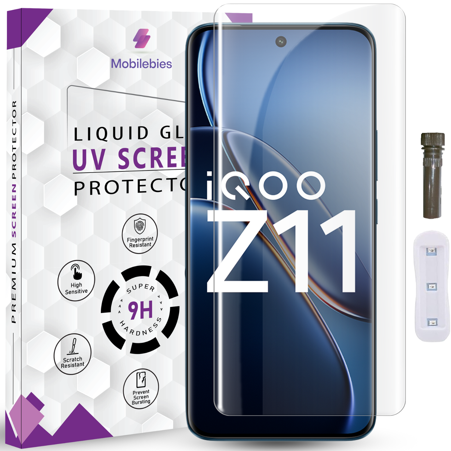 iQOO Z11 Advanced HD+ UV Glass Screen Protector
