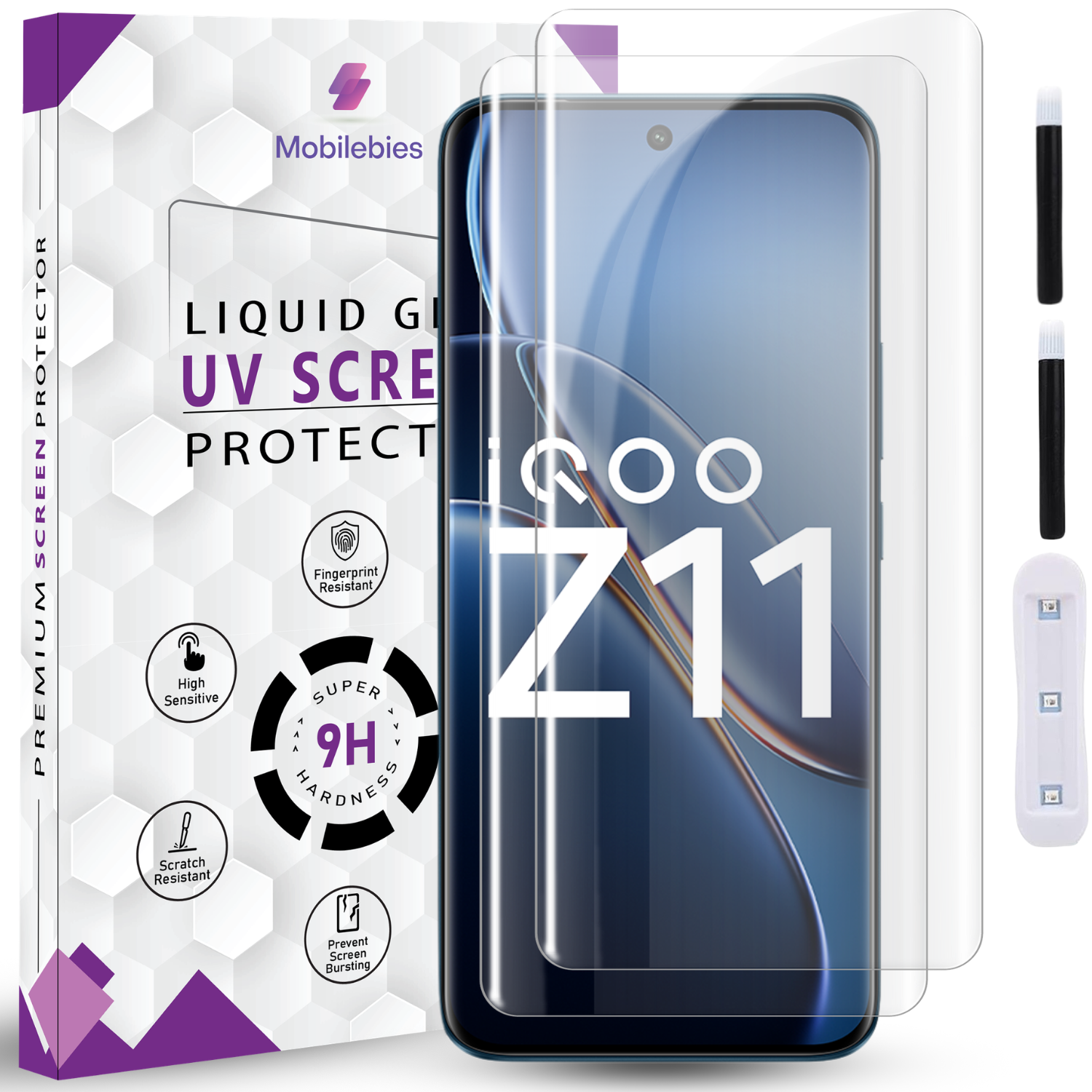 iQOO Z11 Premium HD+ UV Glass Screen Protector