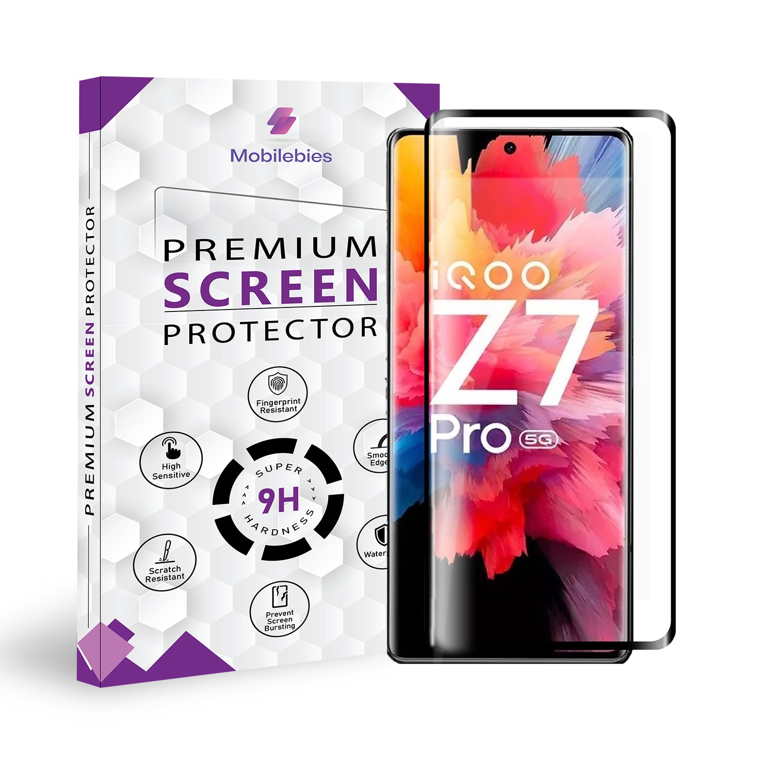 iQOO Z7 Pro Full Glue Curved Screen Protector Main image