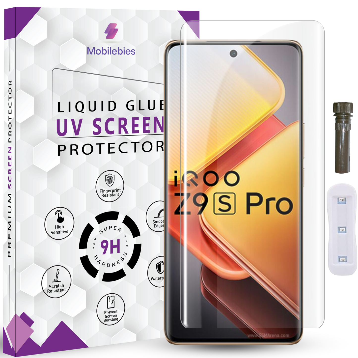 iQOO Z9s Advanced HD+ UV Glass Screen Protector