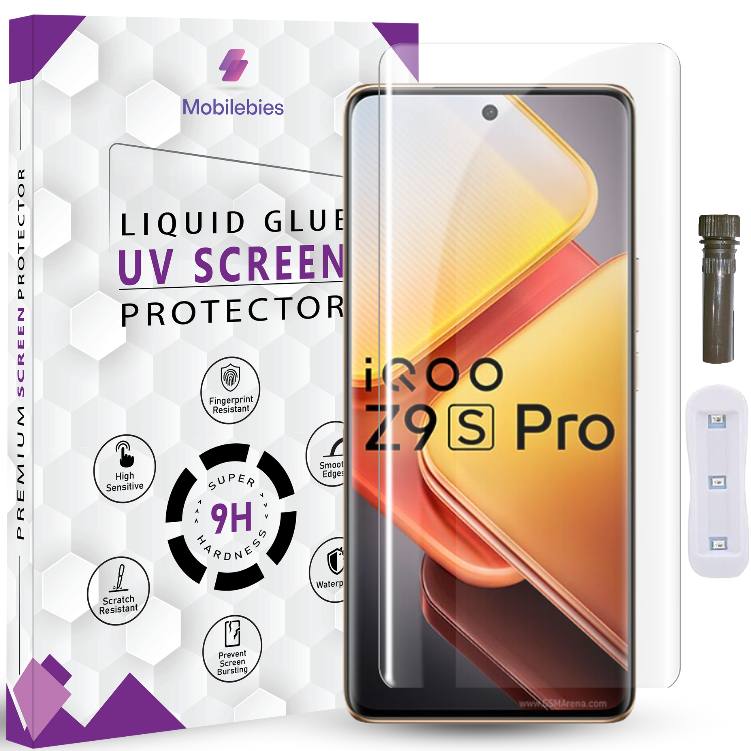 iQOO Z9s Pro Advanced HD+ UV Glass Screen Protector Main image