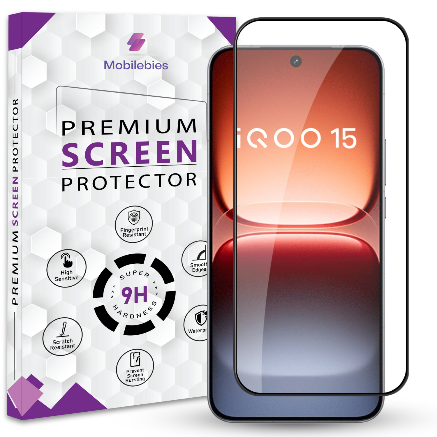 Tempered Glass for iQOO 15 Premium Screen Protector Guard Main image