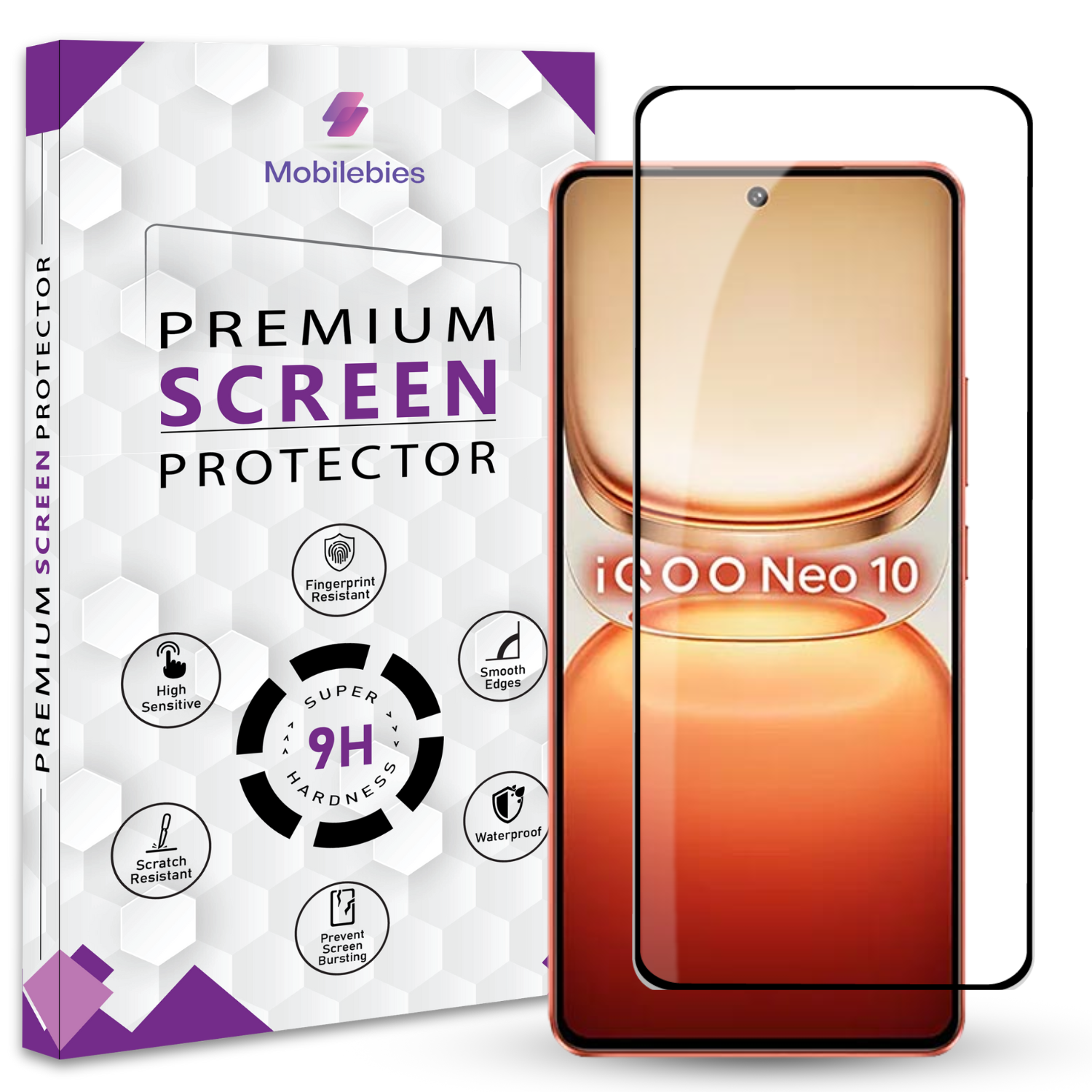 Tempered Glass for iQOO Neo 10 Premium Screen Protector Guard