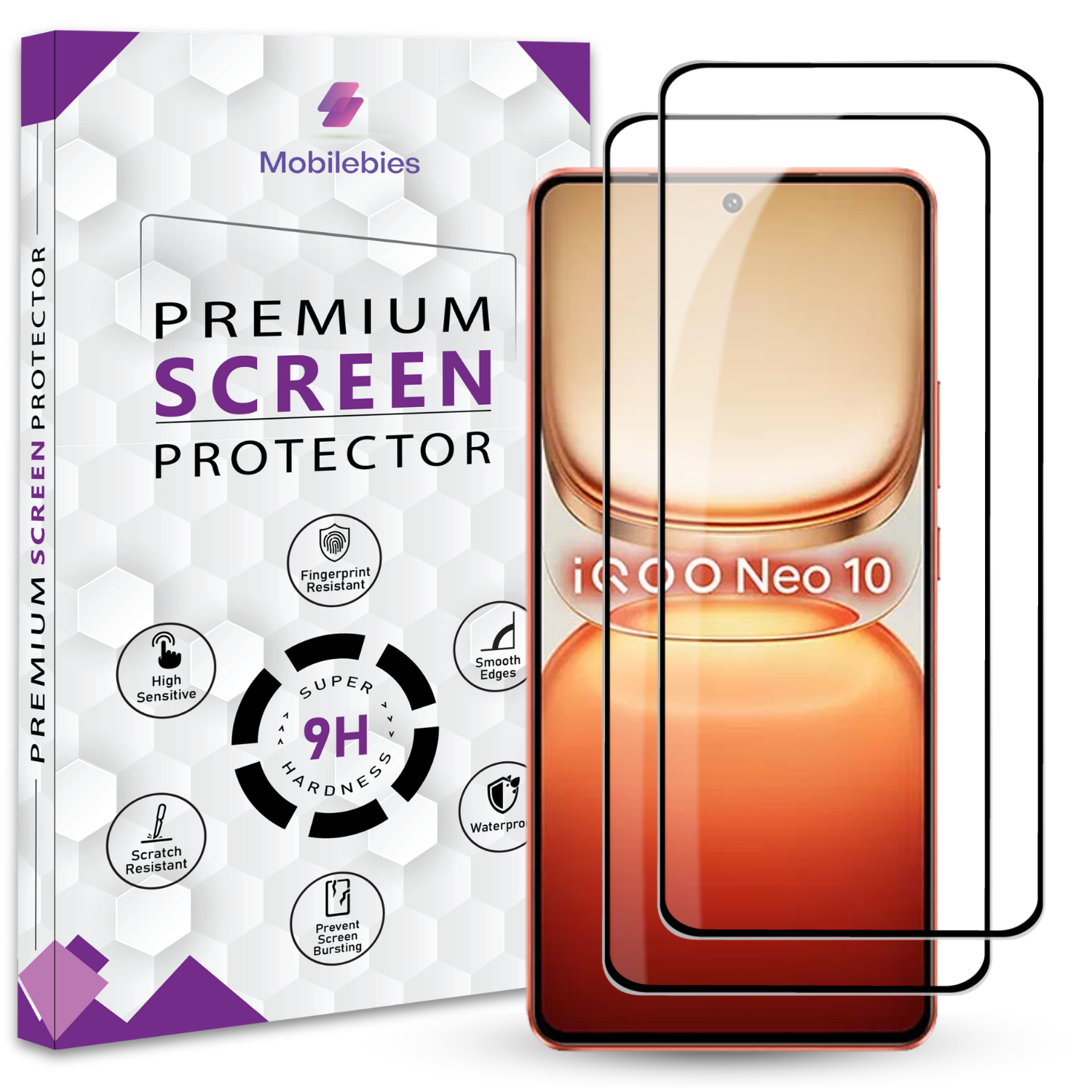 Tempered Glass for iQOO Neo 10 Premium Screen Protector Guard