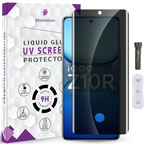 Mobilebies iQOO Z10R Advanced HD+ UV Privacy Tempered Glass Screen Protector Guard