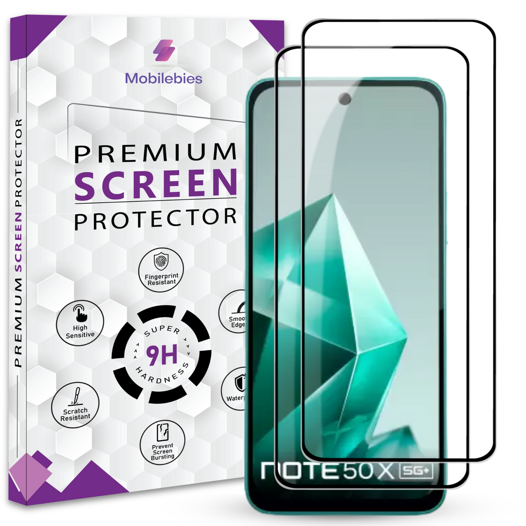 Tempered Glass for infinix Note 50X Premium Screen Protector Guard