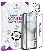 2 Pack Tempered Glass & a Camera protector for iphone 15 Plus Premium Screen Protector Guard & Camera Lenns Protecor