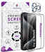 2 Pack Tempered Glass & a Camera protector for iphone 15 Pro Premium Screen Protector Guard & Camera Lenns Protecor