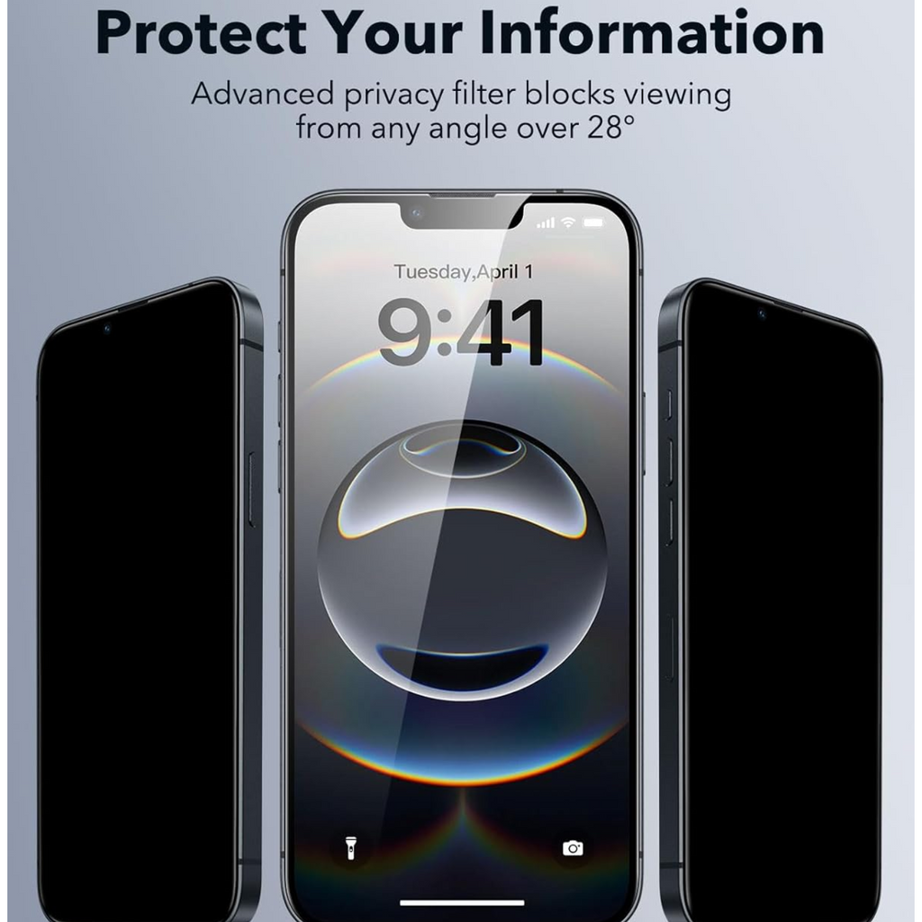 Mobilebies iPhone 16e Privacy Tempered Glass Screen Protector Guard