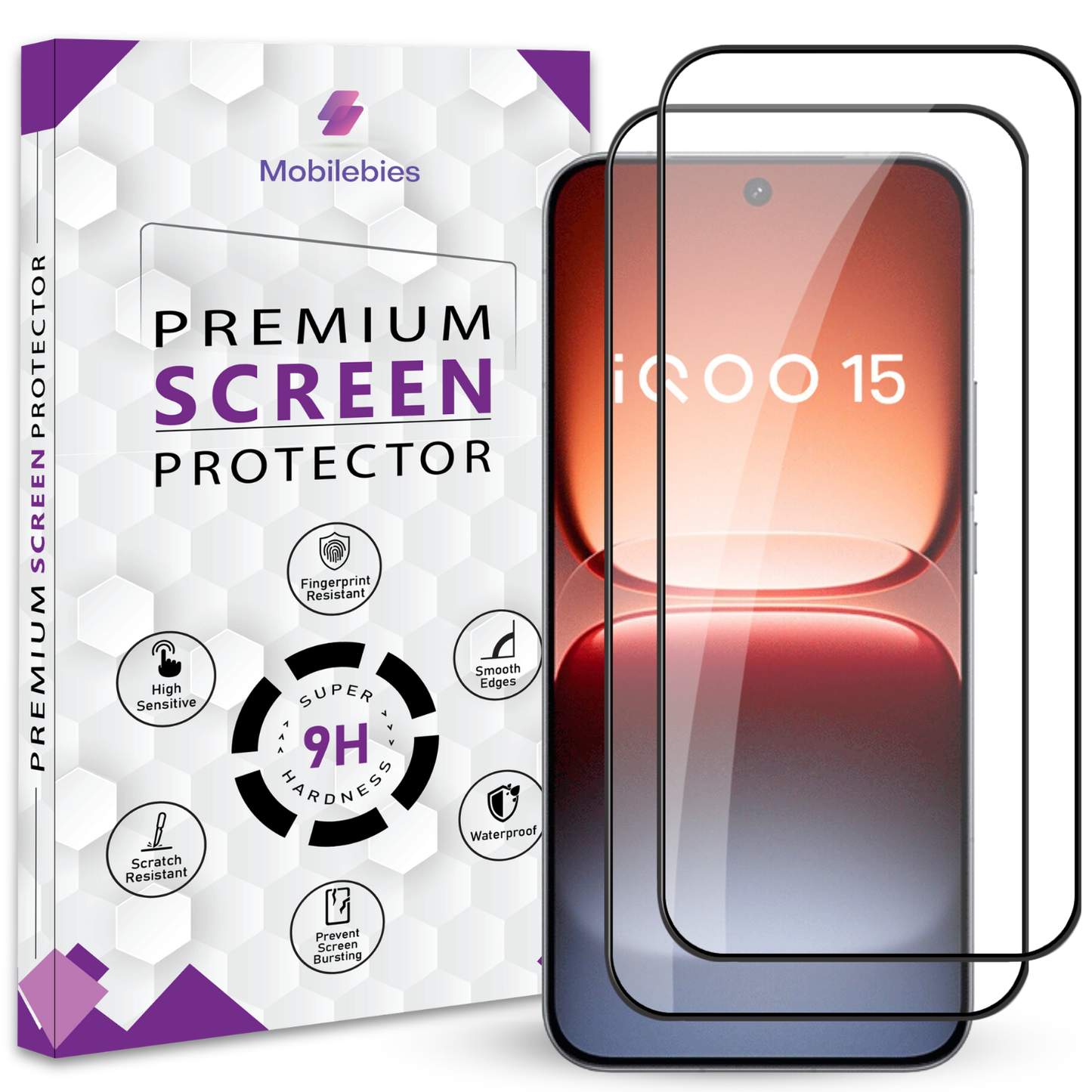 Tempered Glass for iQOO 15 Premium Screen Protector Guard